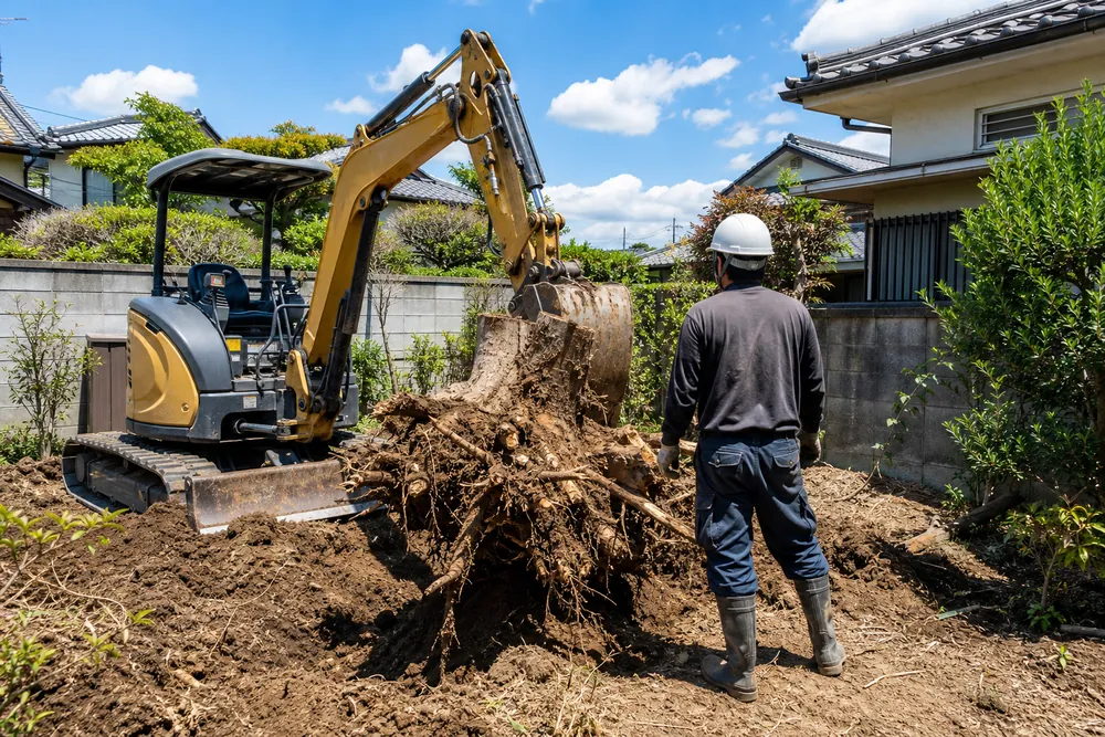 抜根・整地後のイメージ